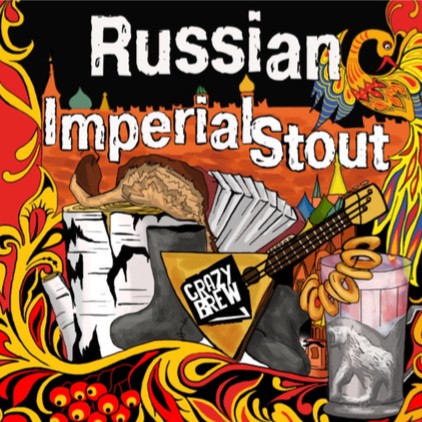 Пиво разливное Crazy Brew Russian Imperial Stout (20л, пэт)